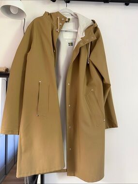 Khaki (sand) Raincoat with Hood
